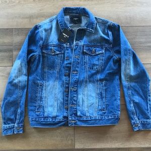 Men’s forever 21 small denim jacket brand new